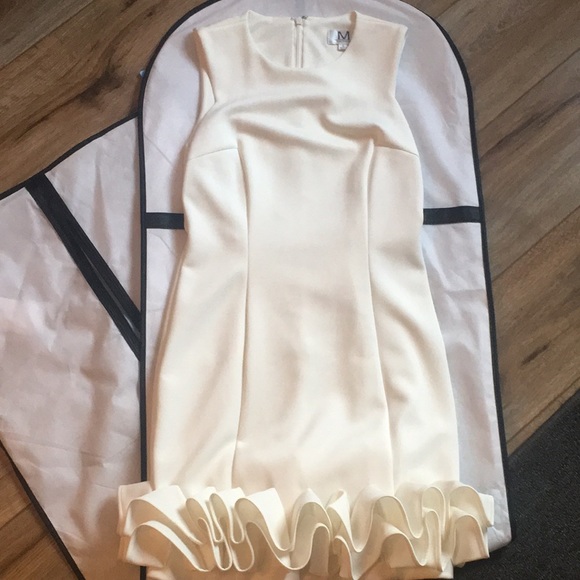 M by Maia | White Cap Sleeve Cupcake Dress - Picture 7 of 7